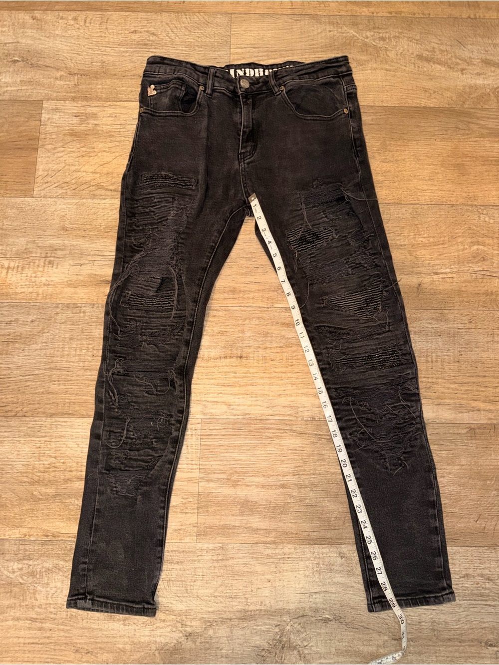 Men's Black Ripped Skinny Jeans – Slim Fit Casual